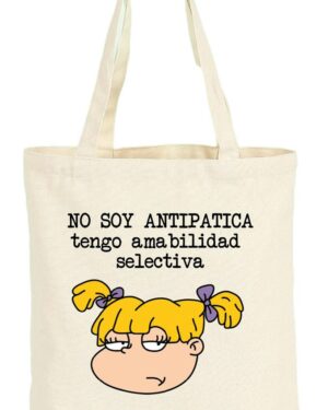 Tote Bag Bolsa Angelica - Aventura Pañales - Estampaking