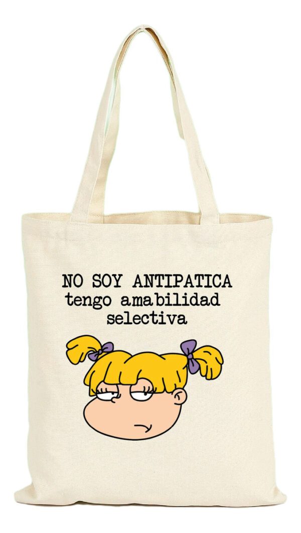 Tote Bag Bolsa Angelica - Aventura Pañales - Estampaking