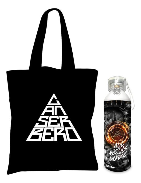 Tote Bag Canserbero N + Botella En Aluminio - Estampaking