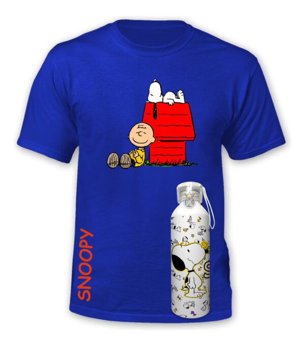 Polera Snoopy + Botella En Aluminio - Charlie - Estampaking - Imagen 16