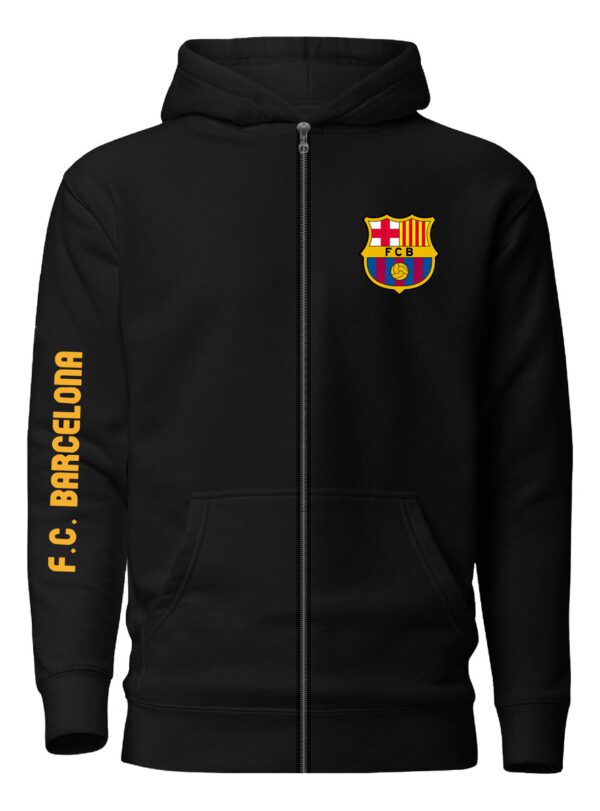 Poleron Con Cierre Futbol Club Barcelona - Fc Barca - Futbol Profesional - Estampaking - Imagen 5