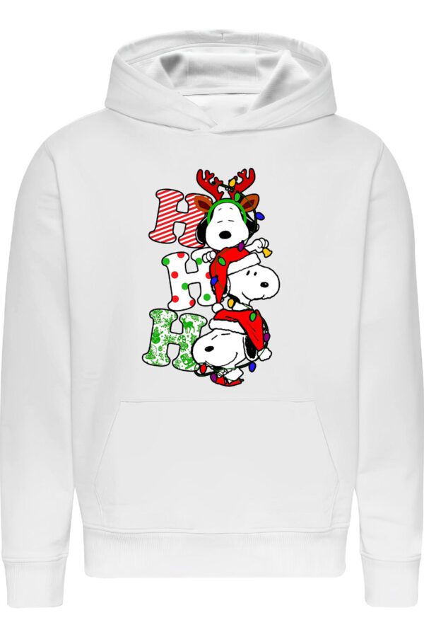 Poleron Snoopy Navidad - Fiestas - Noche Buena - Cena Navideña - Estampaking