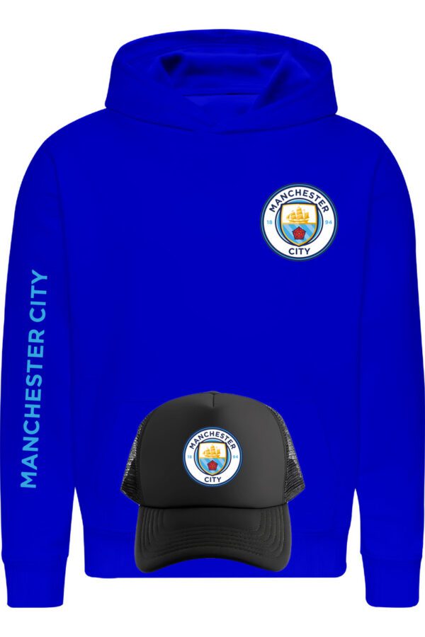 Poleron Manchester City Football Club + Gorro Jockey - Club De Fútbol - Estampaking - Imagen 10