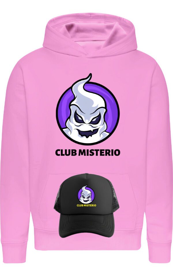 Poleron Club Misterio + Gorro Jockey - Fede - Youtuber 2 - Influencer - Edicion Morado - Estampaking - Imagen 4