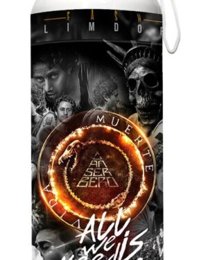 Botella De Aluminio 750ml Canserbero - Estampaking