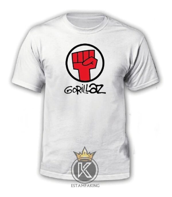 Polera Gorillaz - Banda Virtual Inglesa - Estampaking