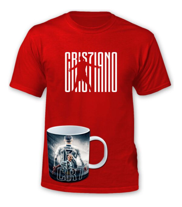 Polera Cristiano Ronaldo + Tazon - Futbol Cr7 - Estampaking - Imagen 16
