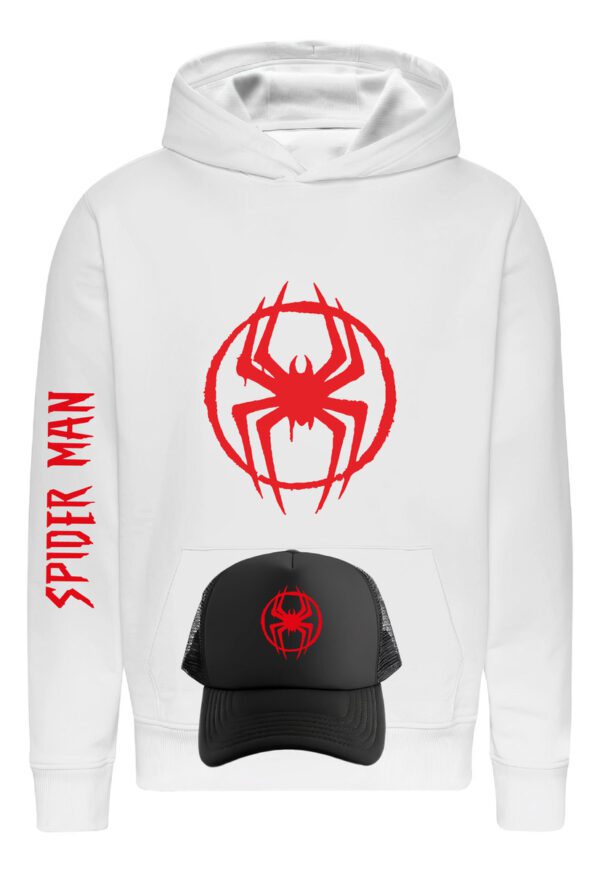 Poleron + Jockey Gorro Spiderman - Spider Man - Marvel - Multiverso - Pelicula 2023 - Estampaking