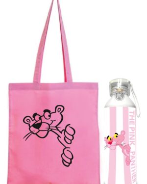 Tote Bag Bolsa Pantera R + Botella En Aluminio - Estampaking