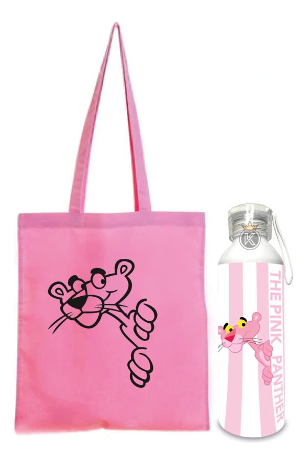Tote Bag Bolsa Pantera R + Botella En Aluminio - Estampaking