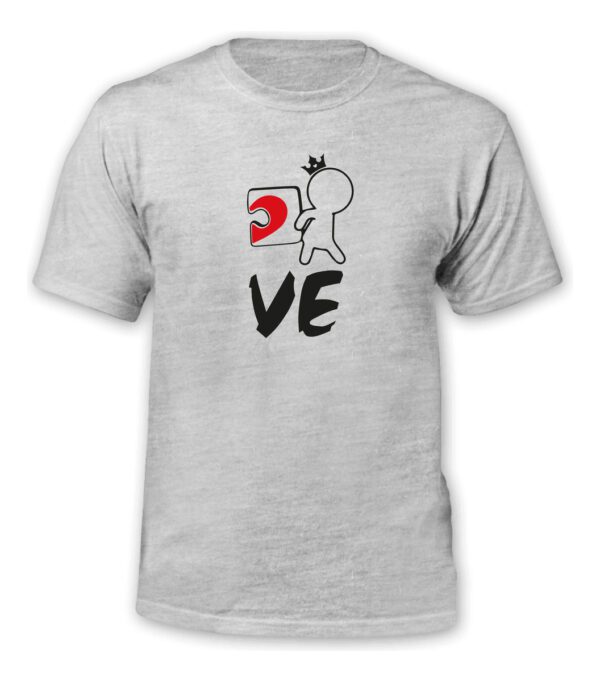 Polera Pareja Lo Ve - Amor - Rompecabeza - Estampaking - Imagen 3