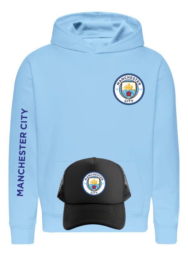 Poleron Manchester City Football Club + Gorro Jockey - Club De Fútbol - Estampaking - Imagen 13